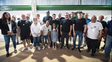 Nardini arrimó la bocha por el deporte social y los clubes de barrio