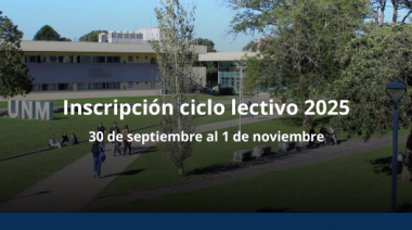 Inscripción al ciclo lectivo 2025 en la Universidad Nacional de Moreno