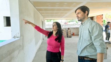 Noe Correa visitó el avance de obra del Centro de Tercera Edad “ARA Gral. Belgrano”