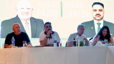 Cuervo y Luayza encabezaron una actividad junto a Aníbal Pazos en Marcos Paz