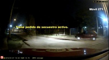 Imágenes de una maratónica persecución en Tigre: iban a bordo de un auto con pedido de secuestro activo con dinero en efectivo y estupefacientes