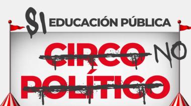 El PRO de San Martín: "Si a la educación pública, no al circo político"