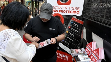 En Don Torcuato, se realizó un nuevo operativo de instalación del botón de pánico y las apps Soy Tigre y Alerta Tigre