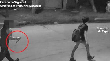 Gracias a las cámaras de seguridad, la Policía y el COT detuvieron a un sujeto que caminaba por las calles de El Talar con un arma blanca