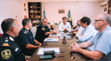 El intendente Lucas Ghi se reunió con autoridades del ministerio de Seguridad y la nueva jefatura policial de Morón
