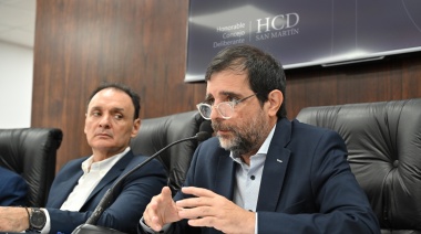 Fernando Moreira: "En 2024 el gobierno nacional recortó $23 mil millones a San Martín. Nos hicimos cargo del ajuste, mantuvimos los programas y estuvimos cerca de las familias"