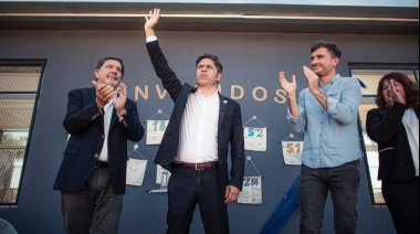 Lucas Ghi y Axel Kicillof inauguraron el nuevo edificio de la Escuela Secundaria N°43