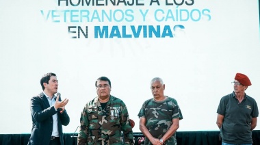 Malvinas Argentinas rindió homenaje a los héroes de la gesta de Malvinas en su 43° aniversario