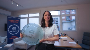 Vicente López recibió la certificación internacional "What Works Cities" por su gestión con datos e inteligencia artificial
