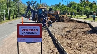 Continúa el Plan de Veredas en el Municipio de Tigre para mejorar la circulación de los vecinos y vecinas 