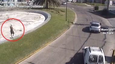 Un individuo fue detenido en General Pacheco por robar artefactos de una fuente de agua