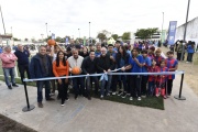 Leo Nardini inauguró el “Playón Multideportivo Villa de Mayo”