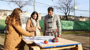 La Plaza de los Trabajadores se renueva para los chicos y familias de Munro
