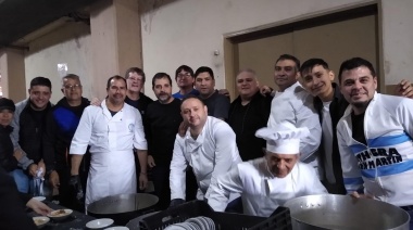 UTHGRA San Martin, por tercer año consecutivo, se encargó del locro del 1 de mayo en el distrito