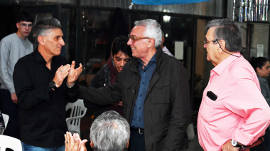 Julio Zamora acompañó el 73° aniversario del Club Social y Deportivo Juventud de Rincón de Milberg