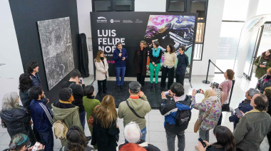 San Martín inauguró una gran muestra de Luis Felipe Noé