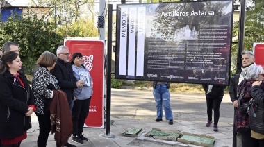 Junto a Nación y Provincia, el Municipio de Tigre señalizó la esquina de Solís y Newton a 50 Años de la toma de Astarsa