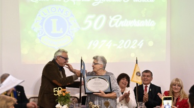 Junto al intendente Julio Zamora, el Club de Leones de General Pacheco celebró su 50° aniversario dentro de la comunidad