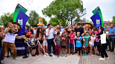 Se inauguró la Plaza José Hernández en Villa de Mayo