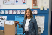 Malena Galmarini votó en Tigre y llamó a fortalecer la democracia en un contexto de crisis económica