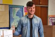 En horas del mediodía, sufragó el intendente Lucas Ghi