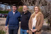 Valenzuela estuvo en Pilar para acompañar a Genna y visitar el Parque Industrial más grande de Argentina