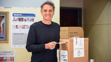 Votó Katopodis: “Hoy los argentinos y argentinas deciden el rumbo”