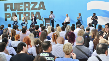 Kicillof, Katopodis y Moreira cerraron la campaña de Fuerza Patria en San Martín