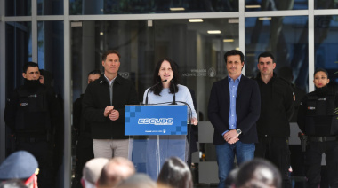 Soledad Martínez puso en funcionamiento ESCUDO, la central de seguridad más moderna y tecnológica de la Provincia