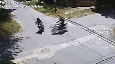 Violento choque entre dos motos en El Talar: ambos conductores resultaron heridos y fueron trasladados al hospital