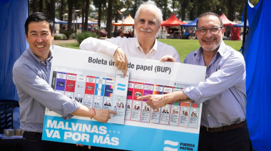 Nardini y Taiana recorrieron la Feria del Libro de Malvinas Argentinas