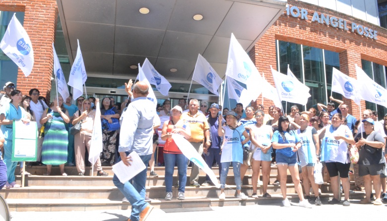 Nueva jornada de protesta del Sindicato de municipales de San Isidro por conflicto salarial