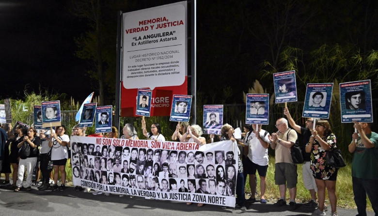 En la Semana de la Memoria, el Municipio de Tigre acompañó la marcha al ex astillero Astarsa