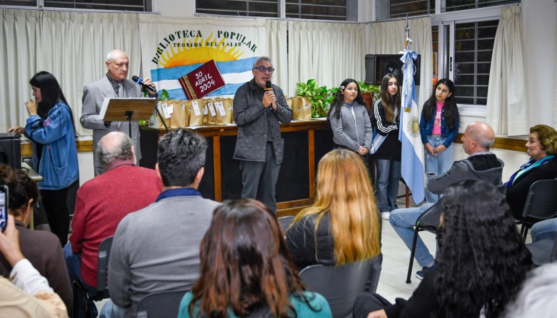 La Biblioteca Popular de Troncos del Talar celebró su 20° aniversario junto a la comunidad