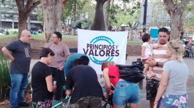 En San Martin, Principios y Valores continúa afiliando gente