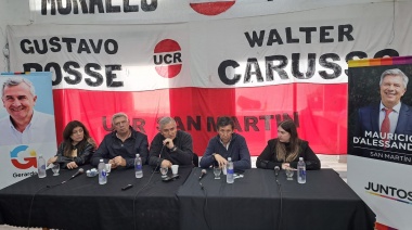 Gerardo Morales visitó San Martín: “El radicalismo le aporta federalismo a Juntos por el Cambio”