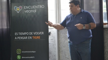 Jorge Quiroga: “Los vecinos somos los únicos que podemos marcar nuestro destino”
