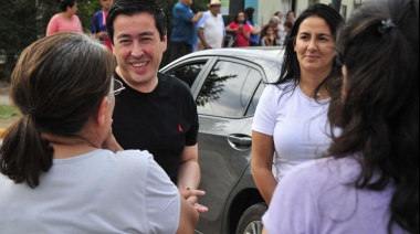 Noe Correa y Leo Nardini, realizaron la puesta en valor del tercer tramo de la calle Brasil, en la ciudad de Tortuguitas