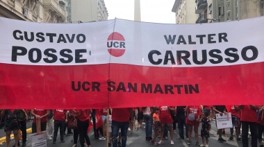 Multitudinaria presencia de la UCR de San Martín en el lanzamiento de Gerardo Morales