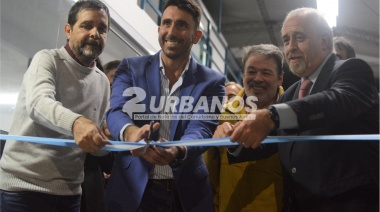 Juan Eslaiman y Fernando Moreira inauguraron el Centro de Formación Profesional de Villa Lynch