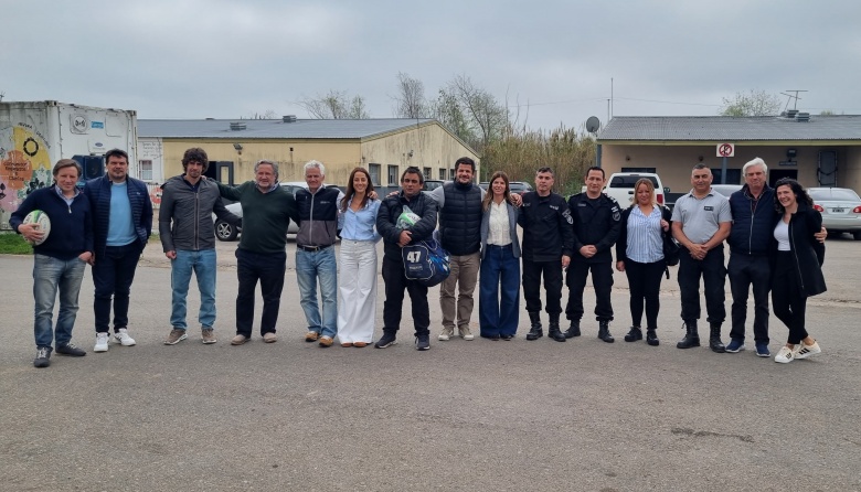 Juan Andreotti visitó a la “Fundación Espartanos” de Rugby en las cárceles