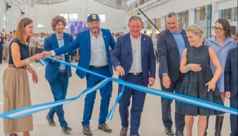 Juan Andreotti participó de la inauguración de una nueva planta industrial de IMS Company