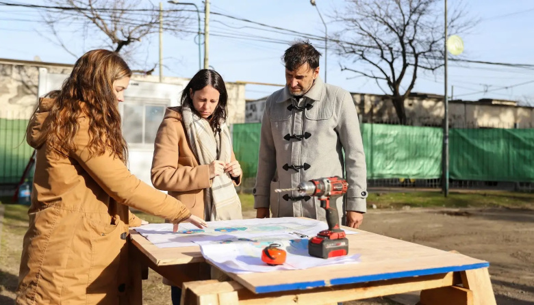 La Plaza de los Trabajadores se renueva para los chicos y familias de Munro