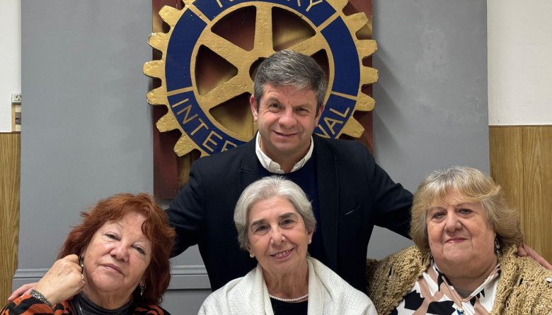 Juan Manuel Fernández asumió nuevamente la presidencia del Rotary de Santos Lugares: “Este año vamos a estar más cerca de la comunidad”