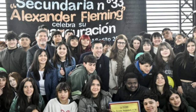 Sueño cumplido: la Escuela Secundaria Nº 33 ya tiene edificio propio