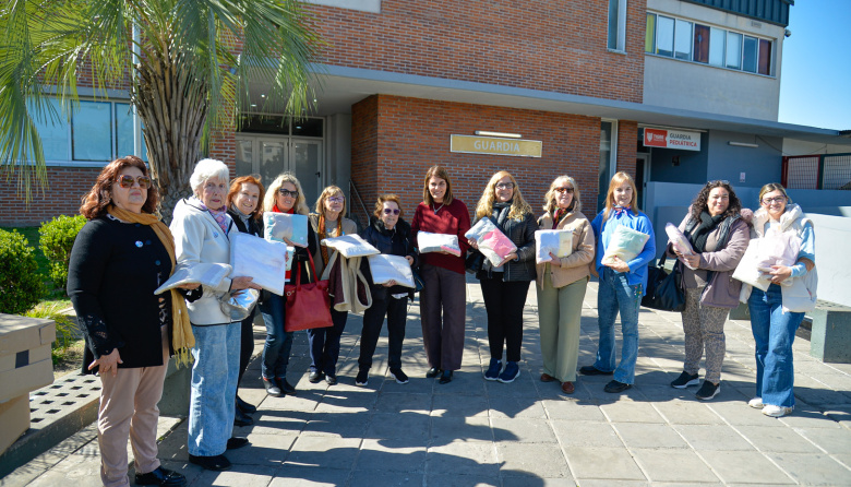 El Municipio de Tigre acompañó a las Mujeres Sanmartinianas en la entrega de ajuares en el Hospital Materno Infantil 