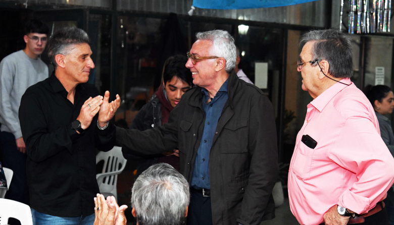 Julio Zamora acompañó el 73° aniversario del Club Social y Deportivo Juventud de Rincón de Milberg