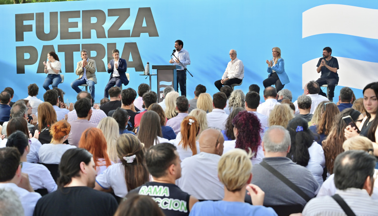 Kicillof, Katopodis y Moreira cerraron la campaña de Fuerza Patria en San Martín