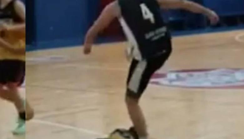 Una brutal escena de violencia se dio este domingo, en un partido de básquet "Básquet Entre Amigos"