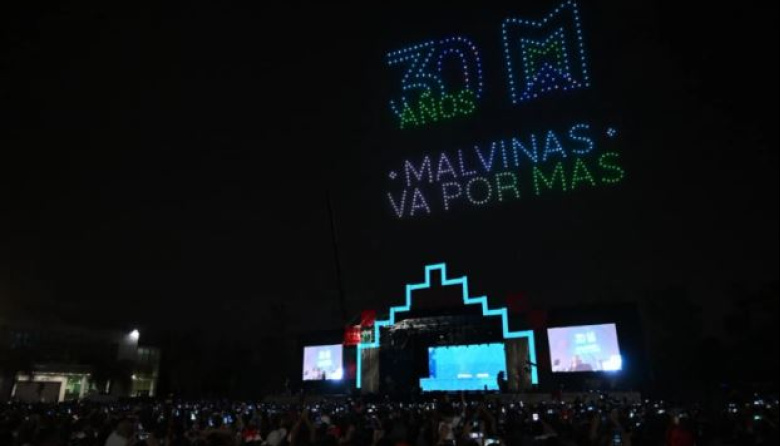 Más de cien mil personas celebraron la magia de la Navidad en Malvinas Argentinas